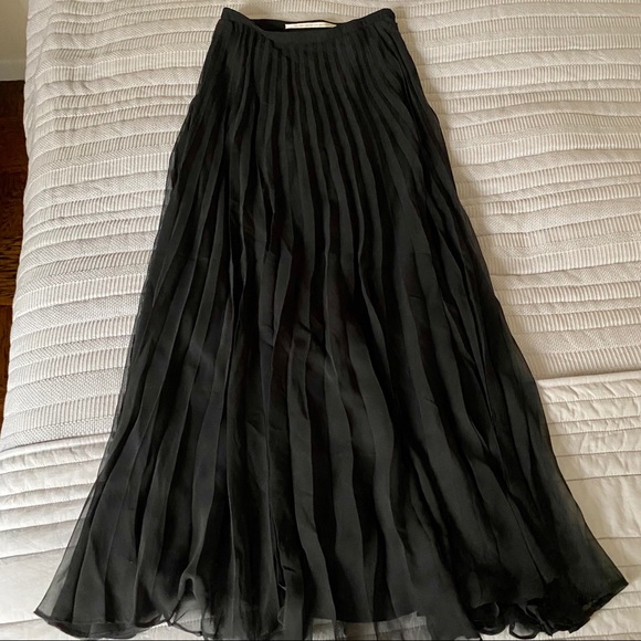 Twelfth Street by Cynthia Vincent Dresses & Skirts - CYNTHIA VINCENT | Black Chiffon Maxi Skirt Size P